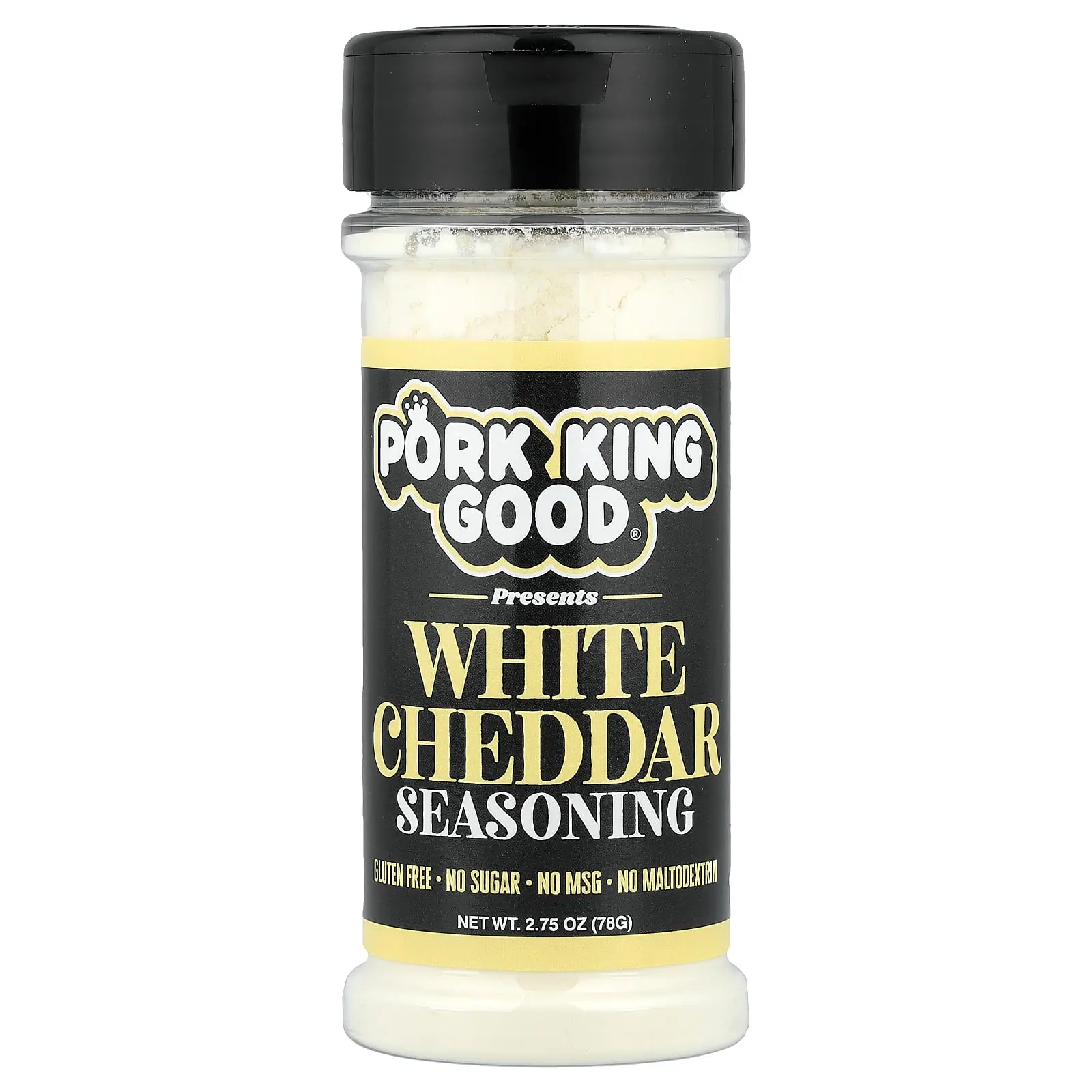 Pork King Good White Cheddar Seasoning, 2.75 oz (78 g) Pork King Good White Cheddar Seasoning, 2.75 oz (78 g)