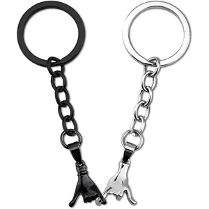 Couple Gifts for Boyfriend Girlfriend Romantic Pinky Promise Matching Keychains for Couples Wedding Gifts for Newlyweds 1 Year Anniversary Valentines Day Birthday  for Husband Wife