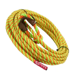 39ft Orange Limon Soga Para Florear Trick Rope - Charro Orange Trick Roping Lasso