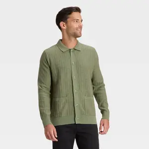 Men's Collared Cardigan Sweater - Goodfellow & Co