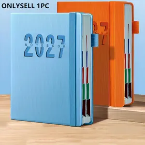 2027 Time Management Planner Journal, Daily One Page 365 Day Scheduling Notebook for Productivity Goal Tracking Habit Building Study and Work Planning
