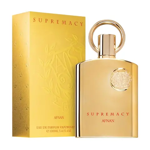 AFNAN Supremacy Gold for Men Eau de Parfum Spray, 3.4 Ounce Perfume Fragrance Amber Vanilla