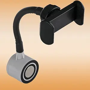 Magnetic Universal Sewing Machine Phone Holder, Rotating Shockproof Clip, No Power or Battery Needed, Ideal for Crafting