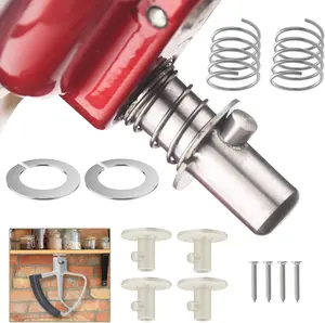 Quick Install Spring and Washer for Kitchen-Aid Tilt- & Bowl-lift Mixers 3.5 Quarts to 7 Quarts (2 pack), W/ 4 Set of Stand Mixer Attachment Holders