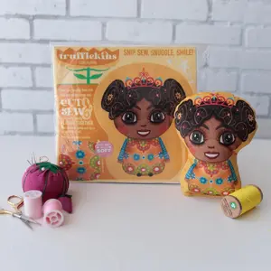 DIY Plushie Sewing Kit Trufflekins Doll Craft Kit for Beginners and Creative Adults