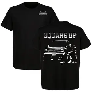 Squarebody For Fans T-Shirt Chevy Gang Tee Chevy Trucks Shirt Menswear Cotton For Car Enthusiast Squarebody Nation Tee Gift For Him For Her