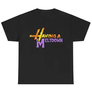 Having A Meltdown T-Shirt, Aesthetic Mental Health Matters T-Shirt, Trendy Disco Faux Glitter Hannah Montana T-Shirt, Vintage Graphic Tee, Popular Unisex Apparel for Mental Health Awareness