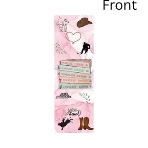 Cowboy Series Bookmark with Heartless Powerless Reckless Hopeless Designs by Cowboy Series