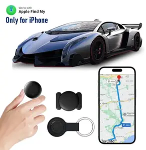 Mini GPS Tracker for Car with Magnetic Case – No Monthly Fee, Weather-Resistant, Portable Locator & Anti-Loss Device, Removable Battery, Works with Apple Find My (iOS Only)