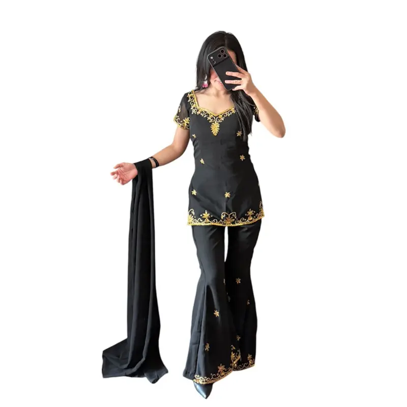 Heavy Handwork Kurtha Suit