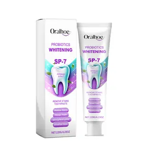 Oralhoe SP-7 Probiotic Brightening Toothpaste: Teeth care, clean mouth odor, stains, tartar, and whiten teeth oral care Mint Probiotic sp7 toothpaste