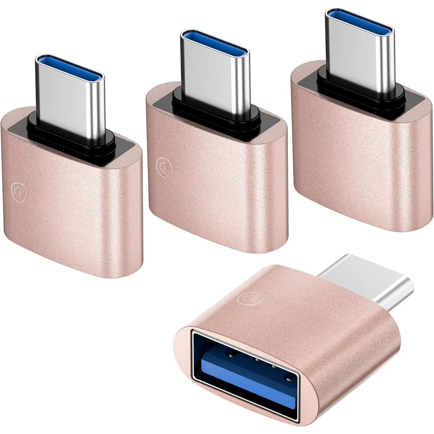 USB C to USB A Adapter,USBC Male to A Female 3.0 OTG MacBook Pro/Air USB Adapter,Type C Thunderbolt 3 Converter for   16 15,Flash Thumb Drive,,iPad, Galaxy S25 S24 4 Pack
