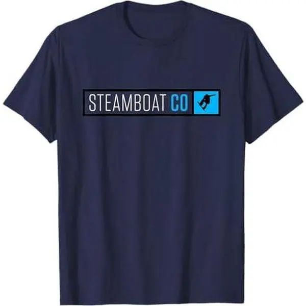 Steamboat Springs Colorado Snowboard Box Type T-Shirt