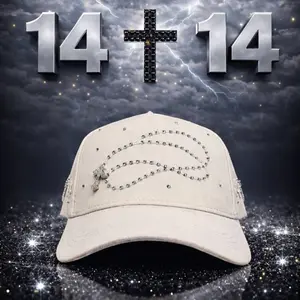 Hat Exodo 14-14 Beige Rosario Crystals Edition