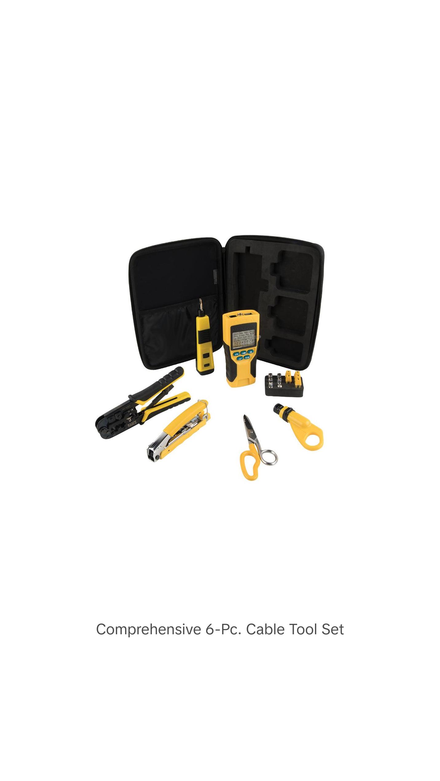 Klein Tools VDV001819 VDV Apprentice Tool Set, 6 Pc.