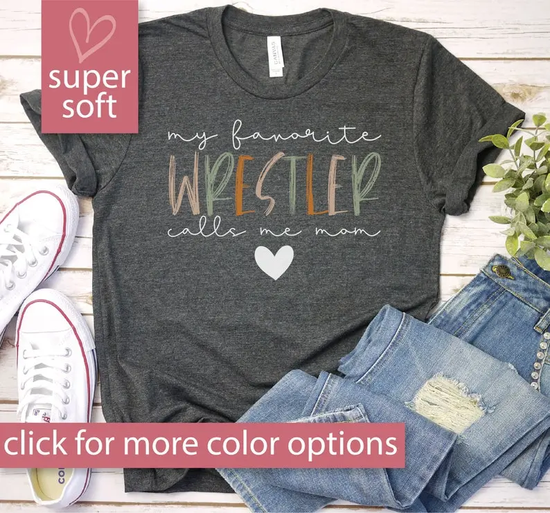 Wrestling Mom Shirt, Wrestling Shirts, Game Day Wrestling Shirt, Senior Night Wrestling Mama Tshirt, Sports Mom T-Shirts, Mothers Day Gift