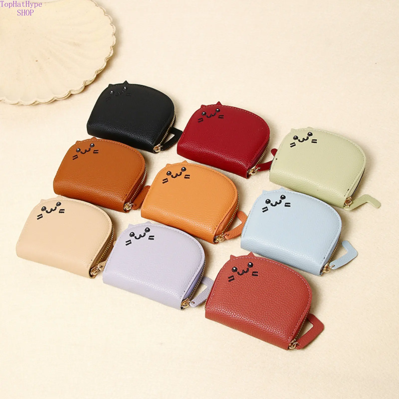 Kawaii Cute Cartoon Cardholder for Women, Whimsical Mini Compact Wallet with Coin Purse, Slim Multi-Slot Design for Daily Carry & Travel, Credit Card, Fashion Accessory, Coin Pocket, Card Carrying Holder, Cute Coin Purse