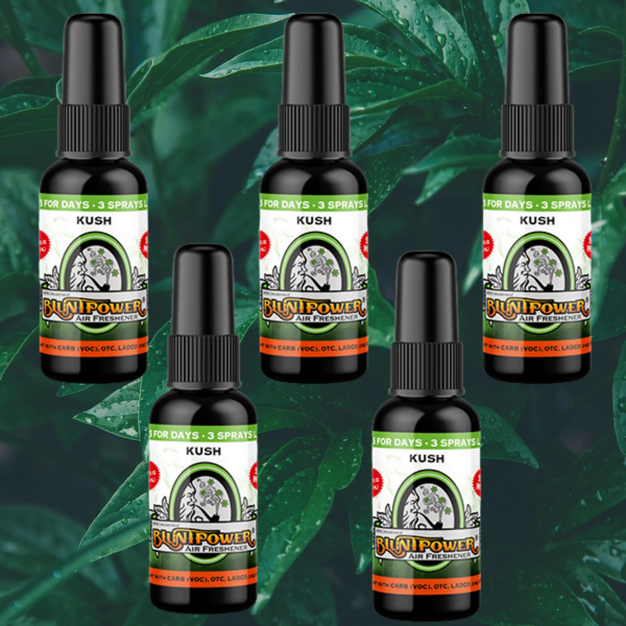 Kush Spray Air Freshener Bundle (5 Pack) Kush Spray Air Freshener Bundle (5 Pack)