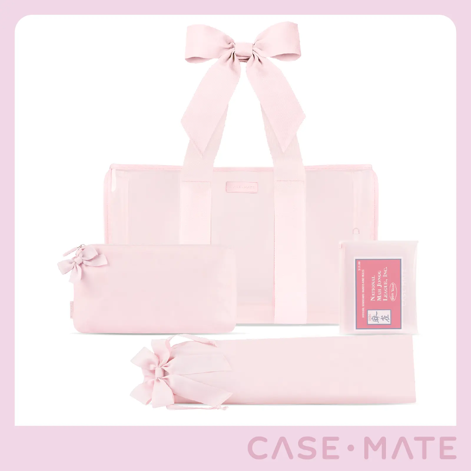 Case-Mate Mahjong Jelly Tote Set