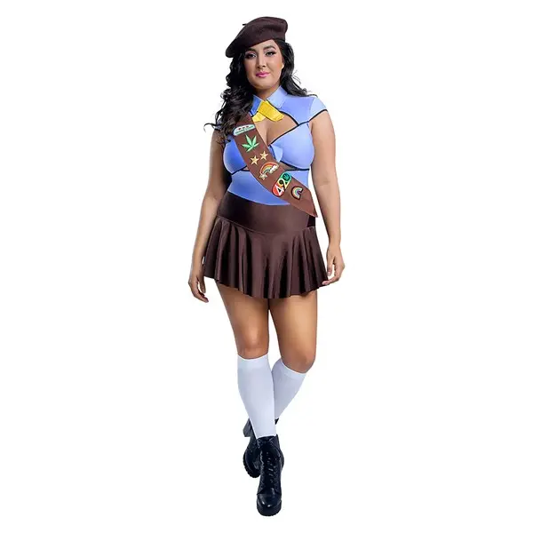 Plus Size Women's Special Brownie Scout Costume