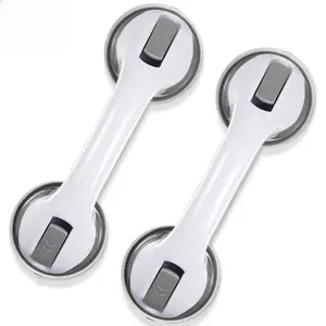 Bathroom Safety Grab Bars 2 Pack No Drilling Suction Cup Handles for Shower Bathtub Non Slip Assist for Elderly Shower Chair