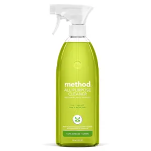 Method All-Purpose Cleaner Spray, Lime + Sea Salt, Plant-Based and Biodegradable Formula Perfect for Most Counters, Tiles, Stone, and More, 28 oz Spray Bottles, (Pack of 1)