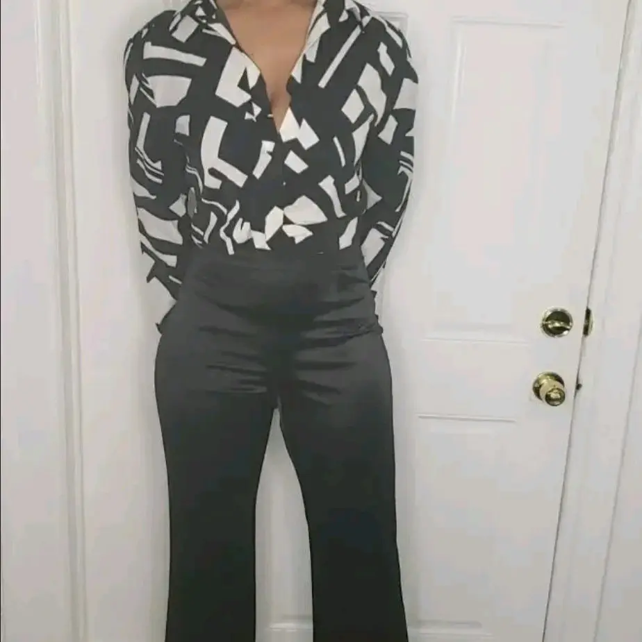 Suited Satin Tuxedo Pants