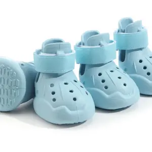 PupGlow Dog Shoes Anti-Slip Waterproof Paw Protectors for Hot Pavement & Summer Walks — Breathable Adjustable Booties for Small Medium Large Dogs