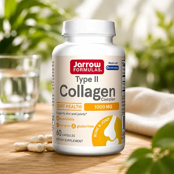 Type II Collagen Complex 1000mg - Collagen Supplement for Joint Mobility & Skin Health - Daily Wellness Formula for Men & Women - 60 Capsules, 30 Day Supply