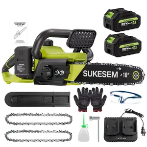 16-inch brushless electric chainsaw, cordless chainsaw with automatic lubricator, handheld electric chainsaw with safety lock, chainsaw with brushless motor, for wood/tree trimming, branches, tree pruning, portable saw summervibes