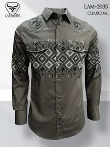Camisa de Vaquera Estampada Lamasini Jeans LAM-2035