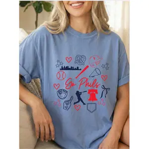 Philly Doodle Baseball Graphic Tee | Unisex T-Shirt