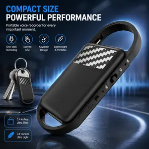 64GB Digital Voice Recorder with Playback - 750 Hours Activated Recorder