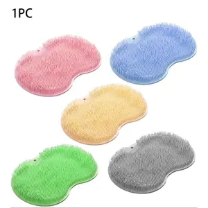 Silicone Anti-Slip Foot Scrubber Pad, Durable Non-Slip Massage Mat, Easy Clean Pedicure Tool, Ideal for Home Bathroom Use & Daily Care, Exfoliating Shower Scrubber