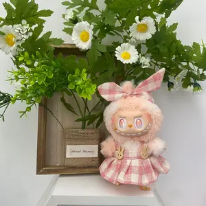 Labubu Doll Clothes Set for V1v2 Labubu Sitting Costume, DIY Doll Accessories, Fun Cute Doll Clothes, Gift, Unisex