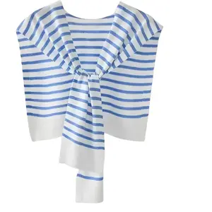 Women's Sweater Shawl Wraps Sleeves Knitted  Sweater Scarf Top Casual Lightweight  Cape Accessories