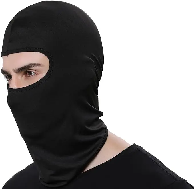 Lpxpass Full Face Ski Mask, Breathable Ice Silk Polyester Balaclava with Summer Cooling & UV Protection for Hiking, Running, Keeps Skin Healthy, One Size