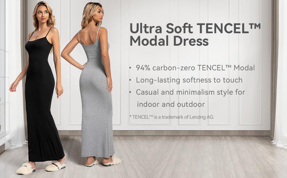 Elegant dress suitable for pregnant women to wear - Solid Color Dress for Women - Sleeveless Spaghetti Strap Slimming Dress for Cocktail Party Basic Minimalist Elegant Outfits - for Holiday Party Daily Wear Casual - Stylish and Comfortable