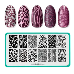 Animal Instinct (m089) - Nail Stamping Plate
