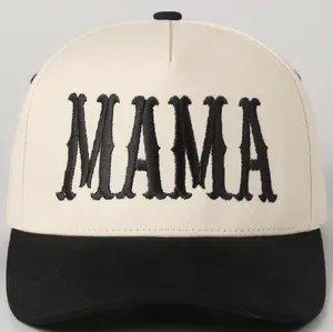 Mama Typographic Design  Baseball Cap, MAMA Trucker Hat, Mama Baseball Cap