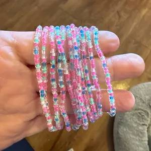Seed Bracelets - Colorful Bead Design as Shown