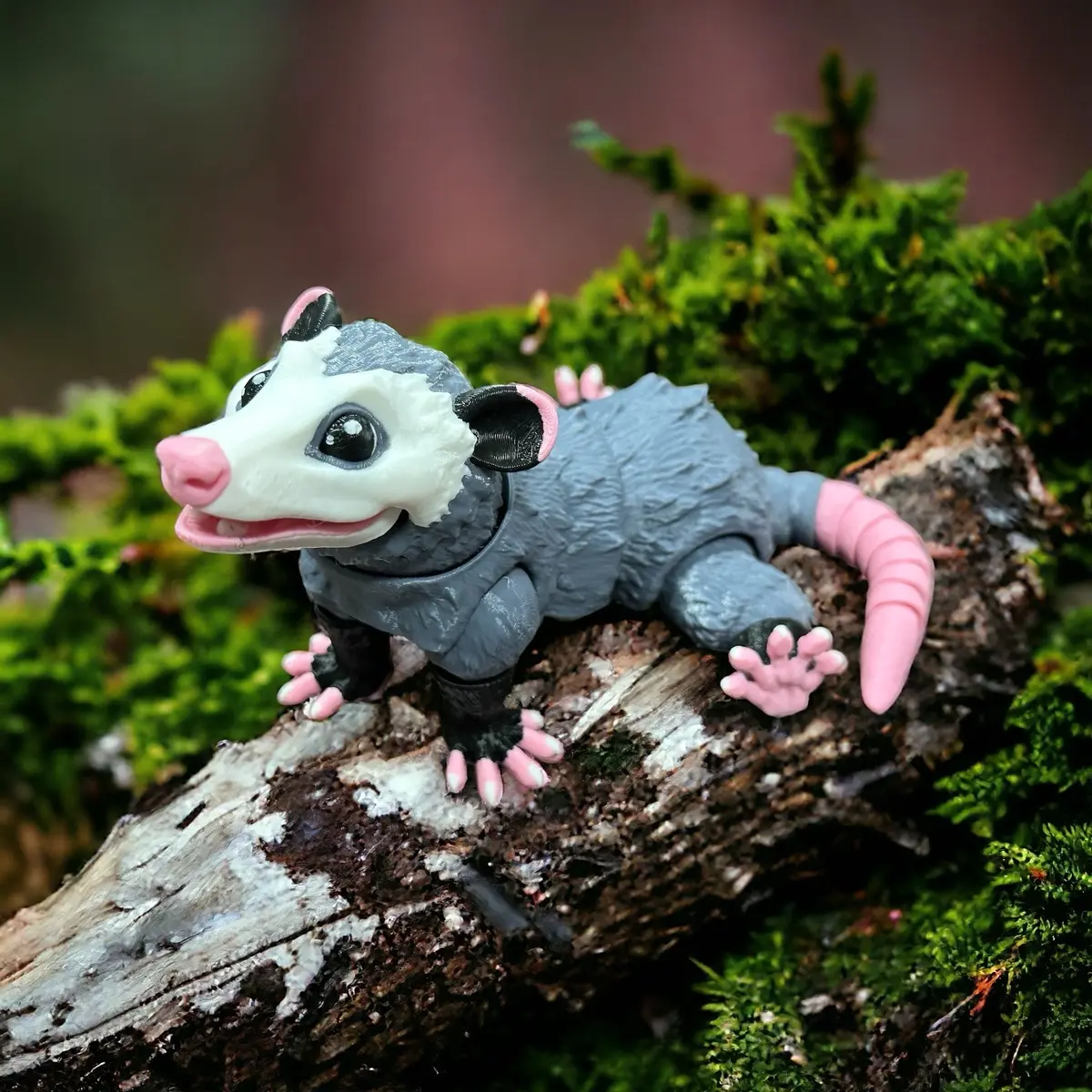 3D printed Articulated Opossum Decor