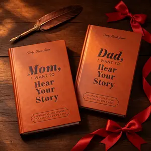 Mother's Day Gift for Her | Mom & Dad, I Want to Hear Your Story | Guided Journal & Diary | Hardcover, Meaningful Present for Parents to Write Their Journey