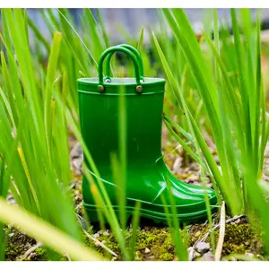 Toddler Kids Lightweight Adorable Rain Boots Black