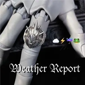 Bizarre Adventure cosplay ring Stone Ocean Weather Report Ring - Anime Cosplay Jewelry