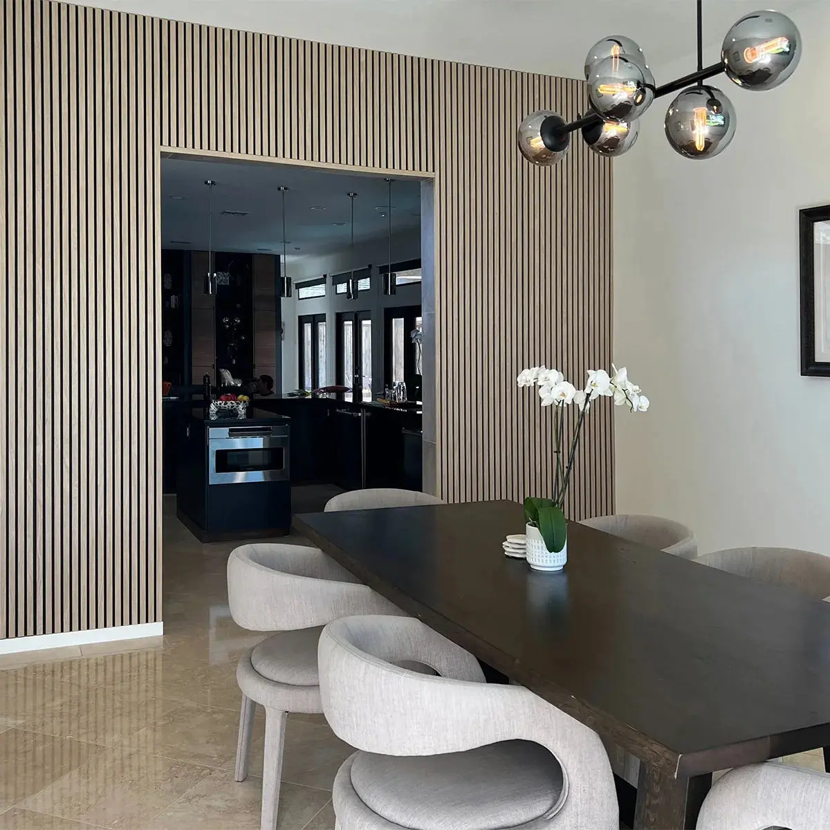 Garrison Natural Oak Acoustic Slat Panels 120"
