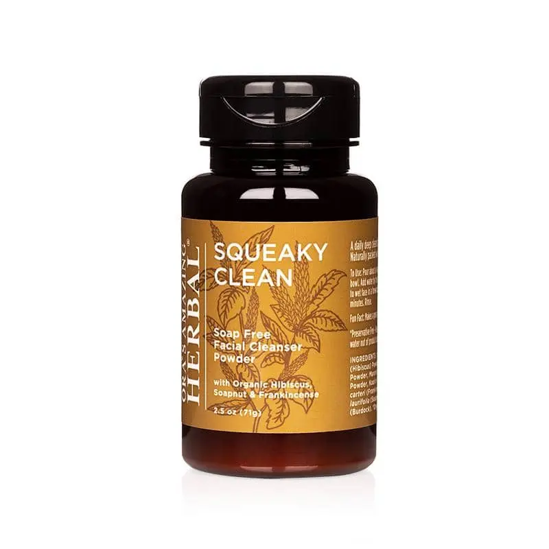 Squeaky Clean, Soap Free Facial Cleansing Powder