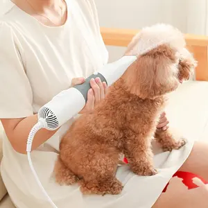 [Electric Pet Grooming Tool] Electric Pet Grooming Tool for Cats and Dogs - Portable Hair Dryer with Large Wind Power, US Plug, Ideal for Shedding, Brushing, and Thinning Pet Hair, Dog Grooming Tools, Ergonomic Handle Design,Durable Plastic Brush