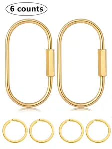 Minimalist Temperament Solid Color Keychain, Fashionable Keychain for Women & Men, Trendy All-match & Exquisite Keychain Set for Birthday Gift