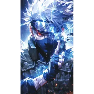 Kakashi Hatake Naruto Shippuden Anime Poster, Hatake Kakashi Sensei Saringan Naruto Anime Posters Decor Photo